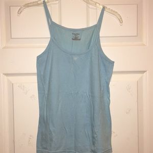 Old Navy Light Blue Cotton Layering Tank Top